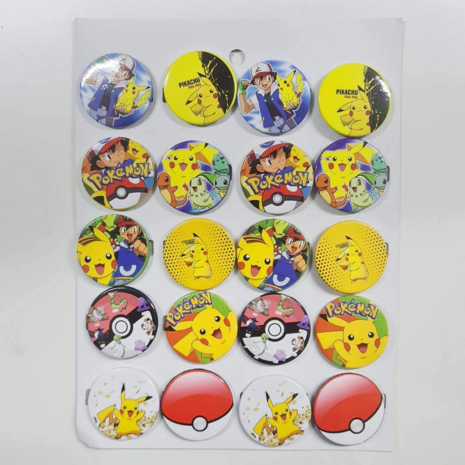 Pokemon Hediyelik Rozet - 5 Adet