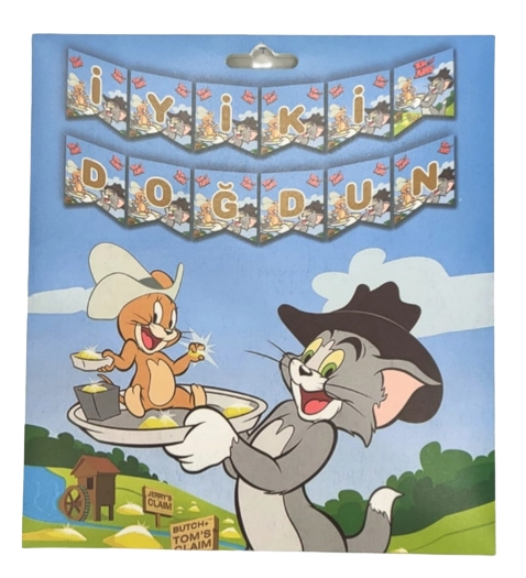 Tom ve Jerry İyi ki Doğdun Banner Afiş