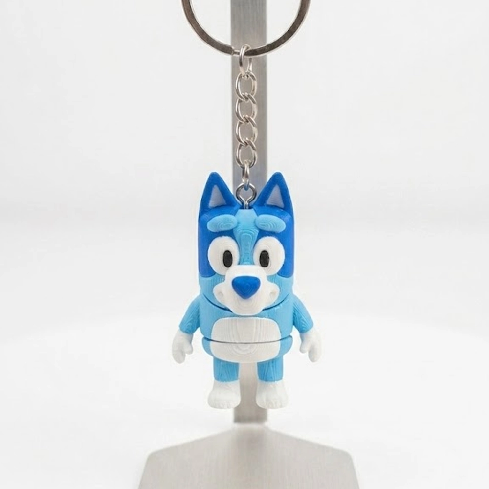 Bluey Temalı Hediyelik Anahtarlık