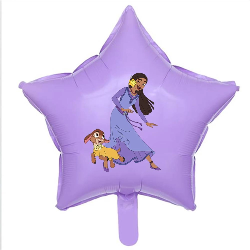 Disney Wish Çıkartmalı Yıldız Folyo Balon