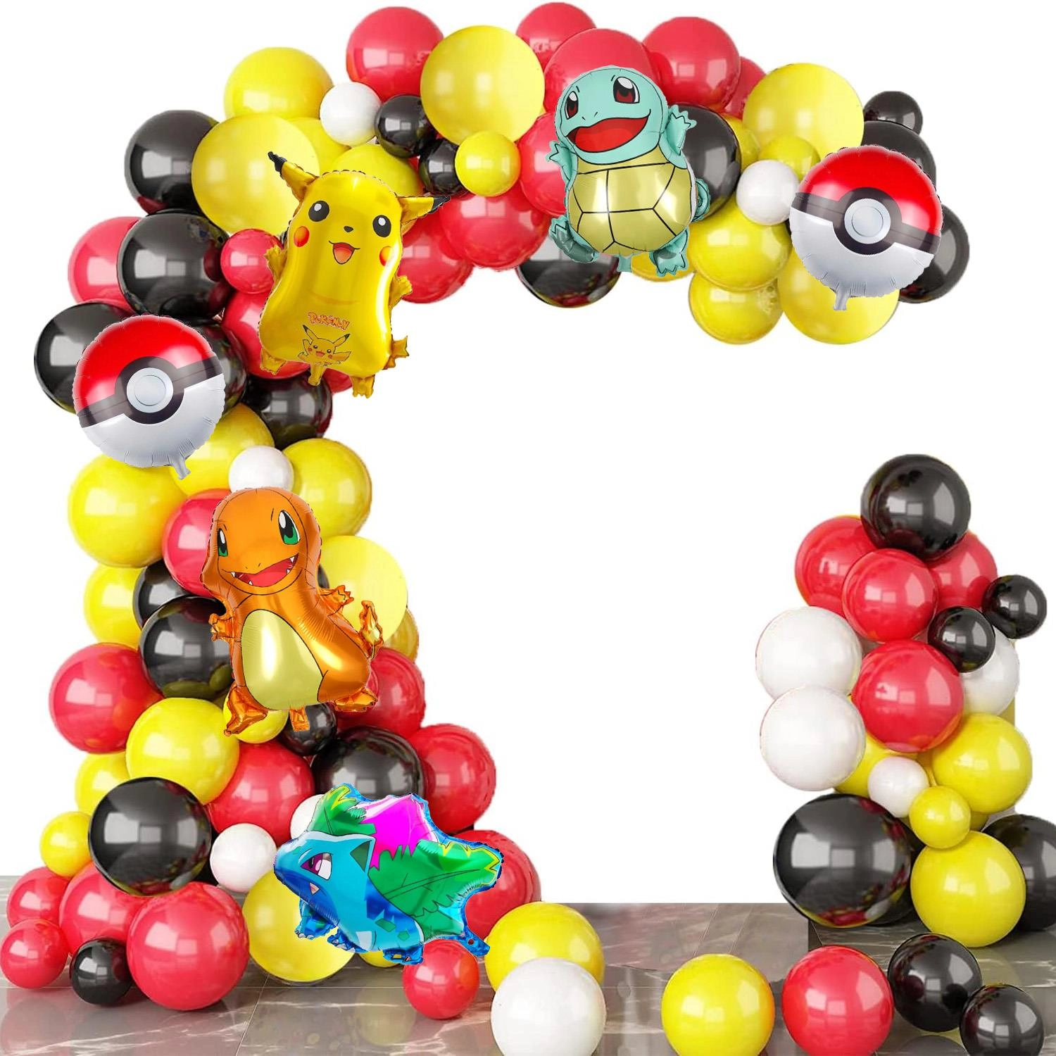 Pokemon Temalı Zincir Balon Seti