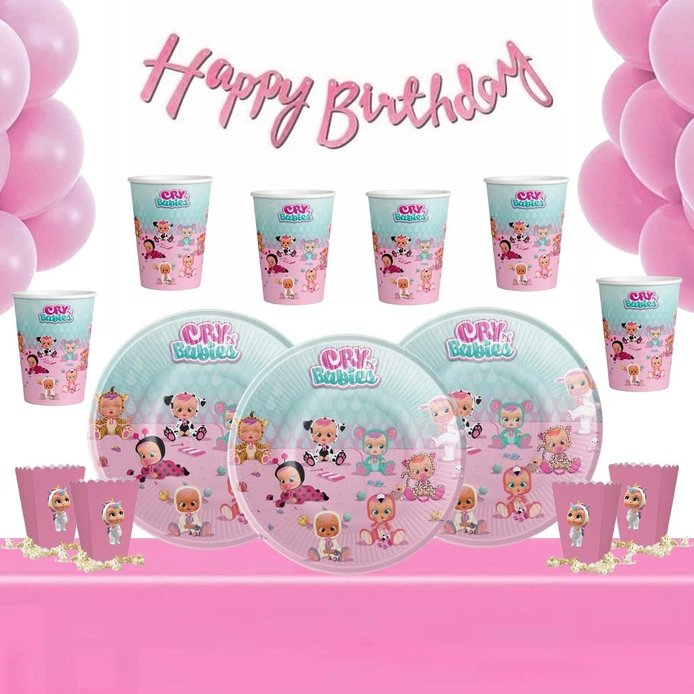 Cry Babies Doğum Günü Seti 16 Kişilik