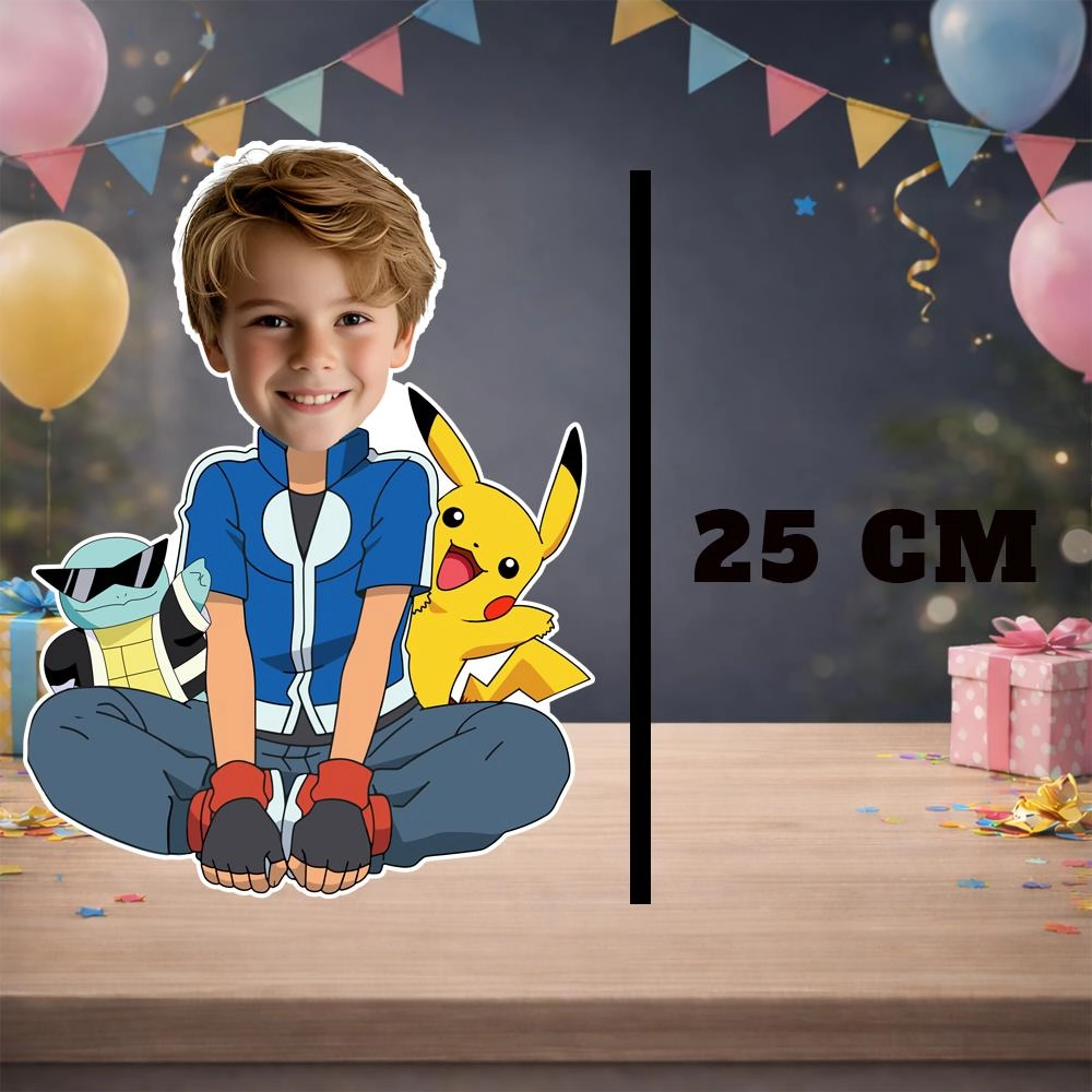 Kişiye Özel Pokemon Temalı Masa Panosu
