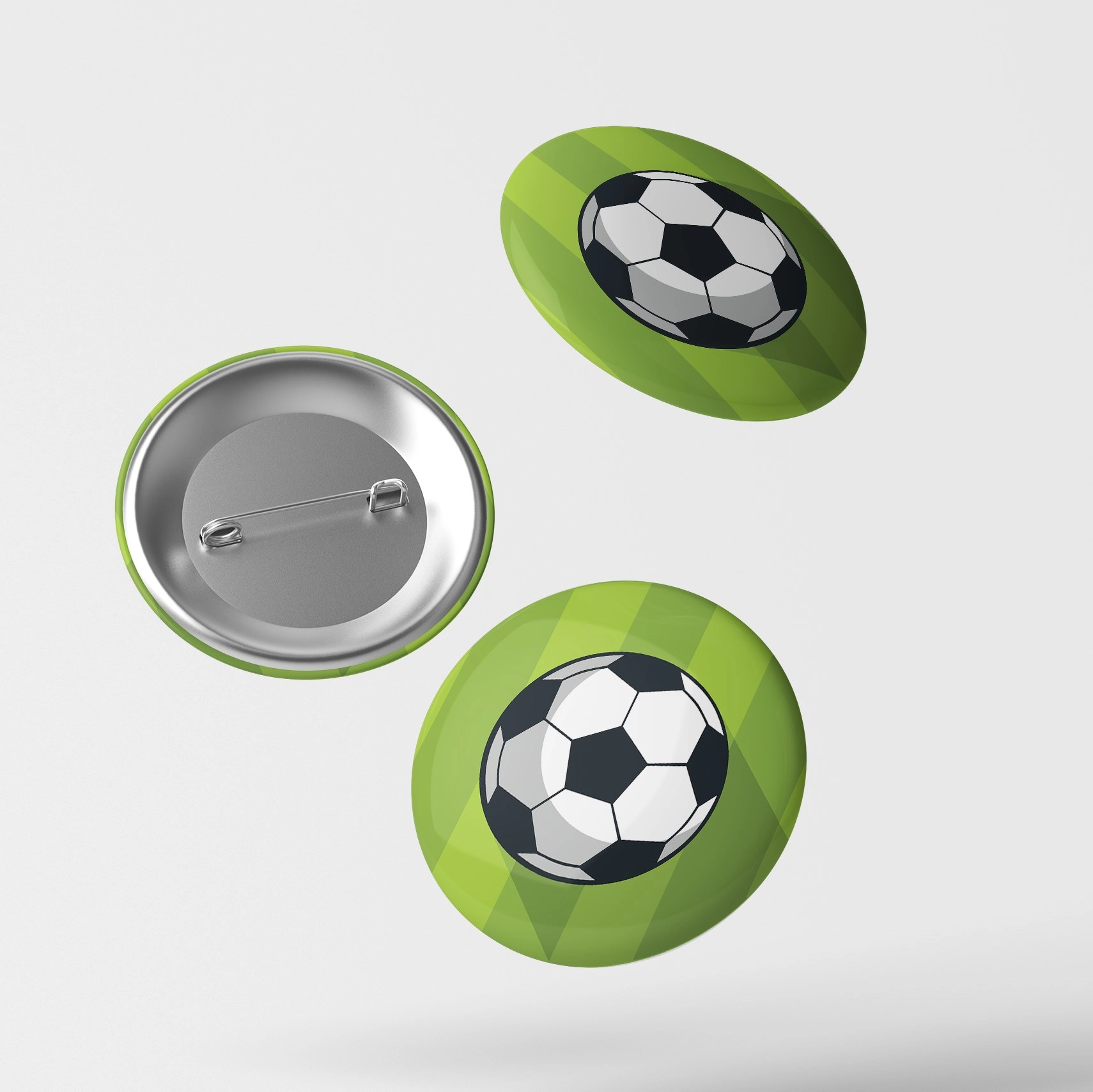 Futbol Temalı İğneli Rozet 1 Adet