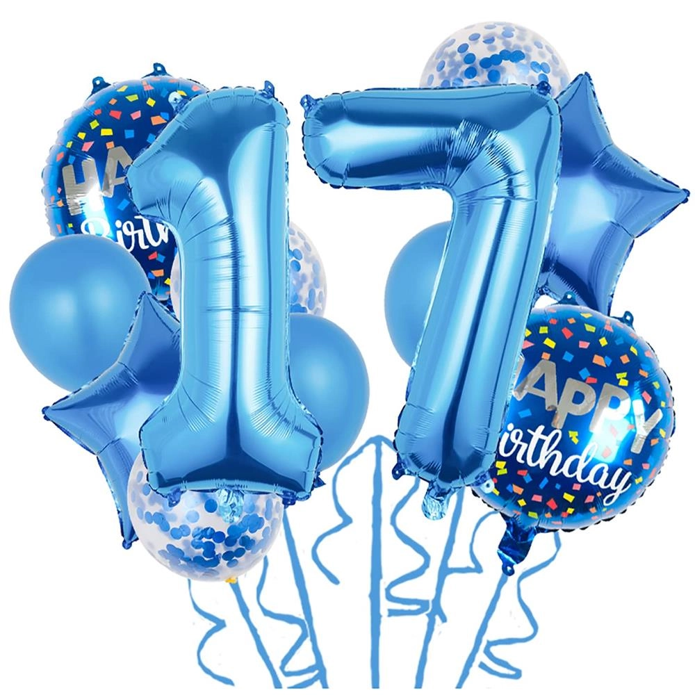 17 Yaş Mavi Balon Seti