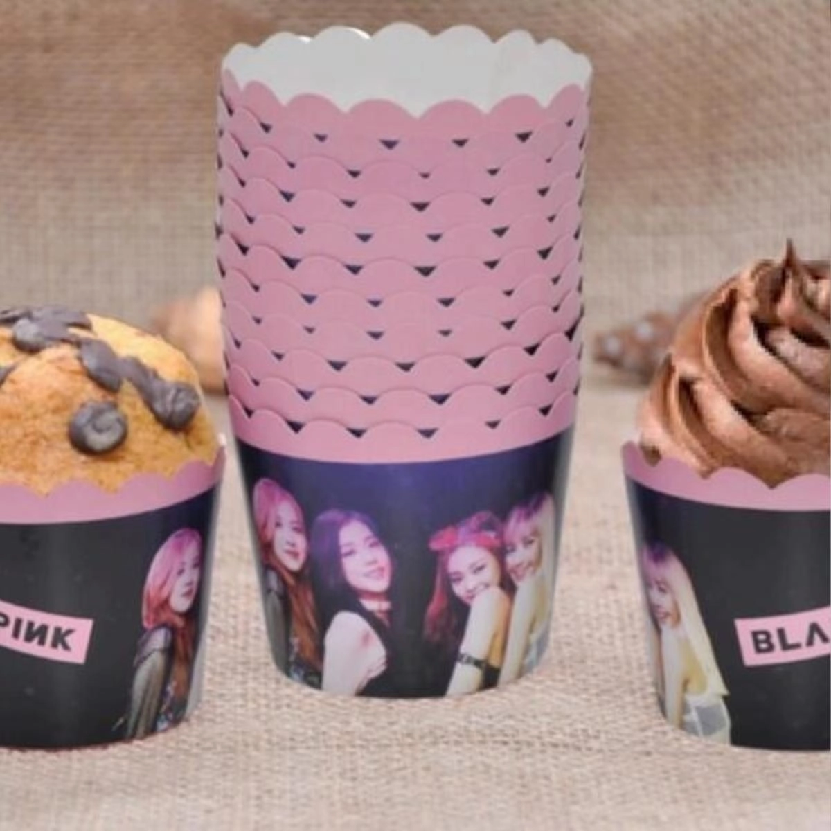 Blackpink Temalı Cupcake Kek Kapsülü