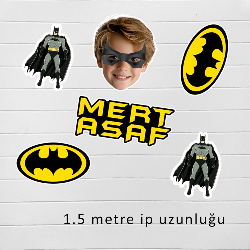 Kişiye Özel İsimli Batman Temalı Afiş Banner