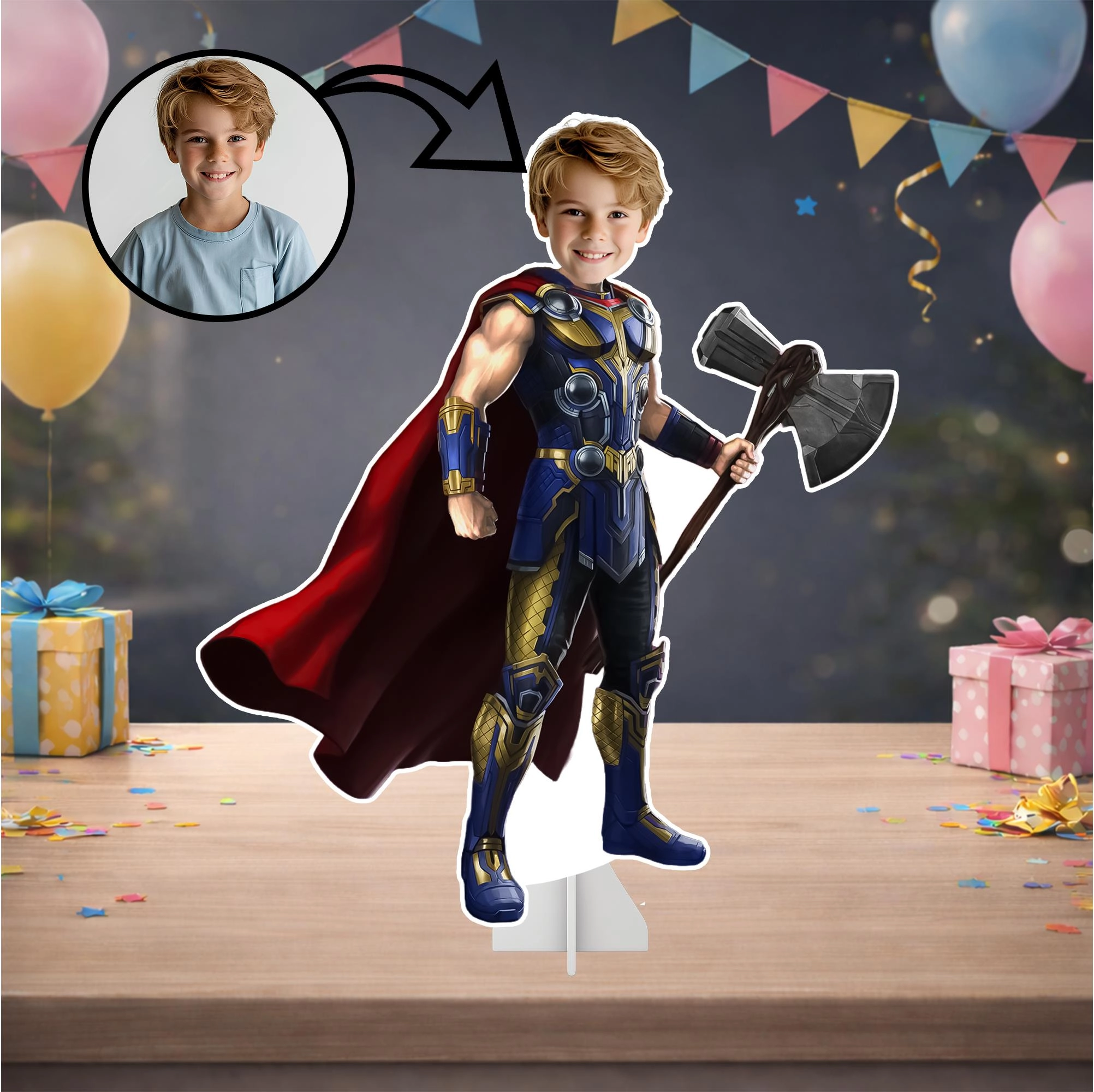 Kişiye Özel Thor Temalı Masa Panosu