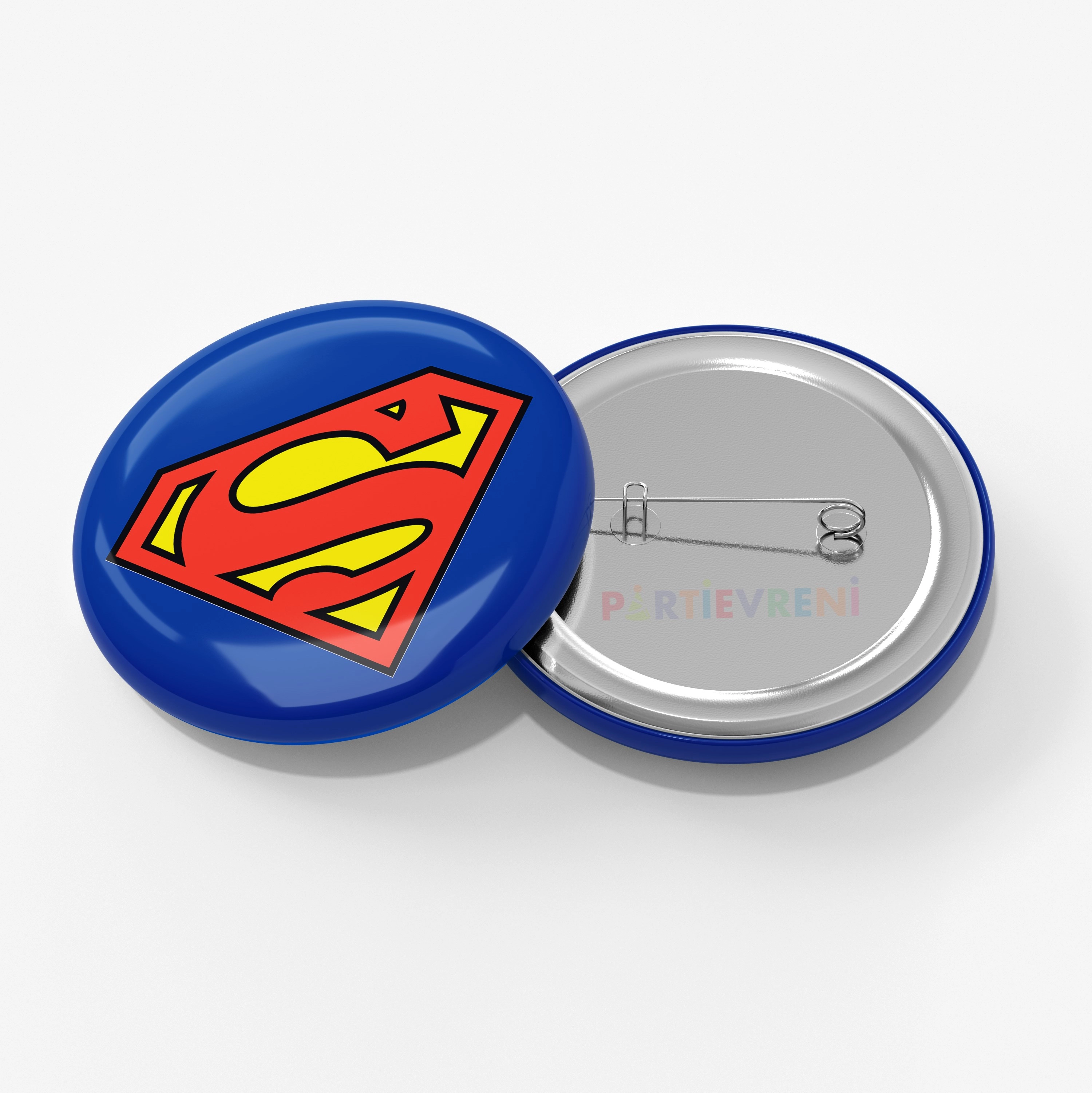 Superman Temalı İğneli Rozet 1 Adet
