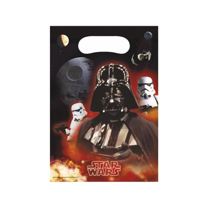 Star Wars Lisanslı Hediye Poşeti - 6 Adet