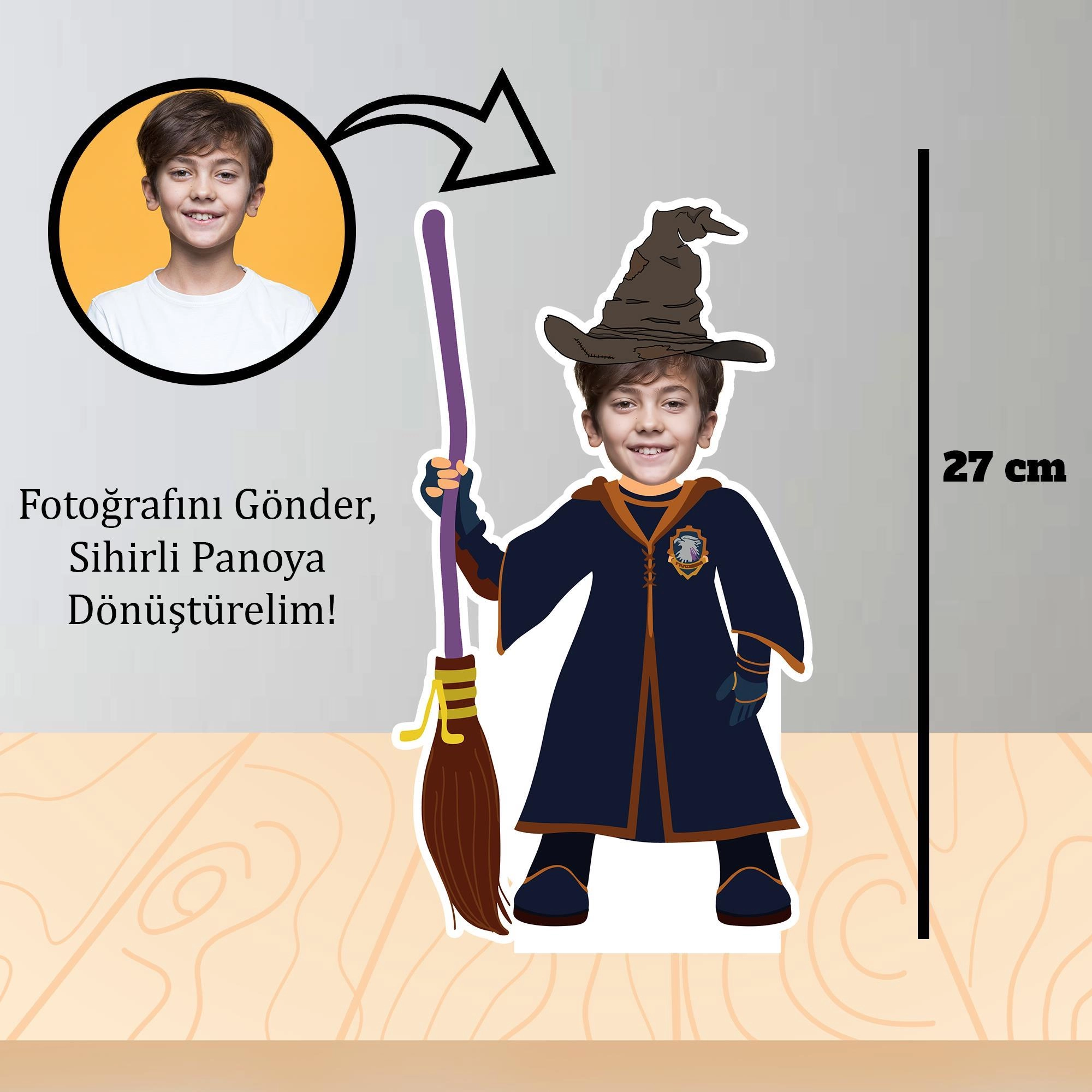 Kişiye Özel Harry Potter Temalı 4’lü Masa Panosu Seti