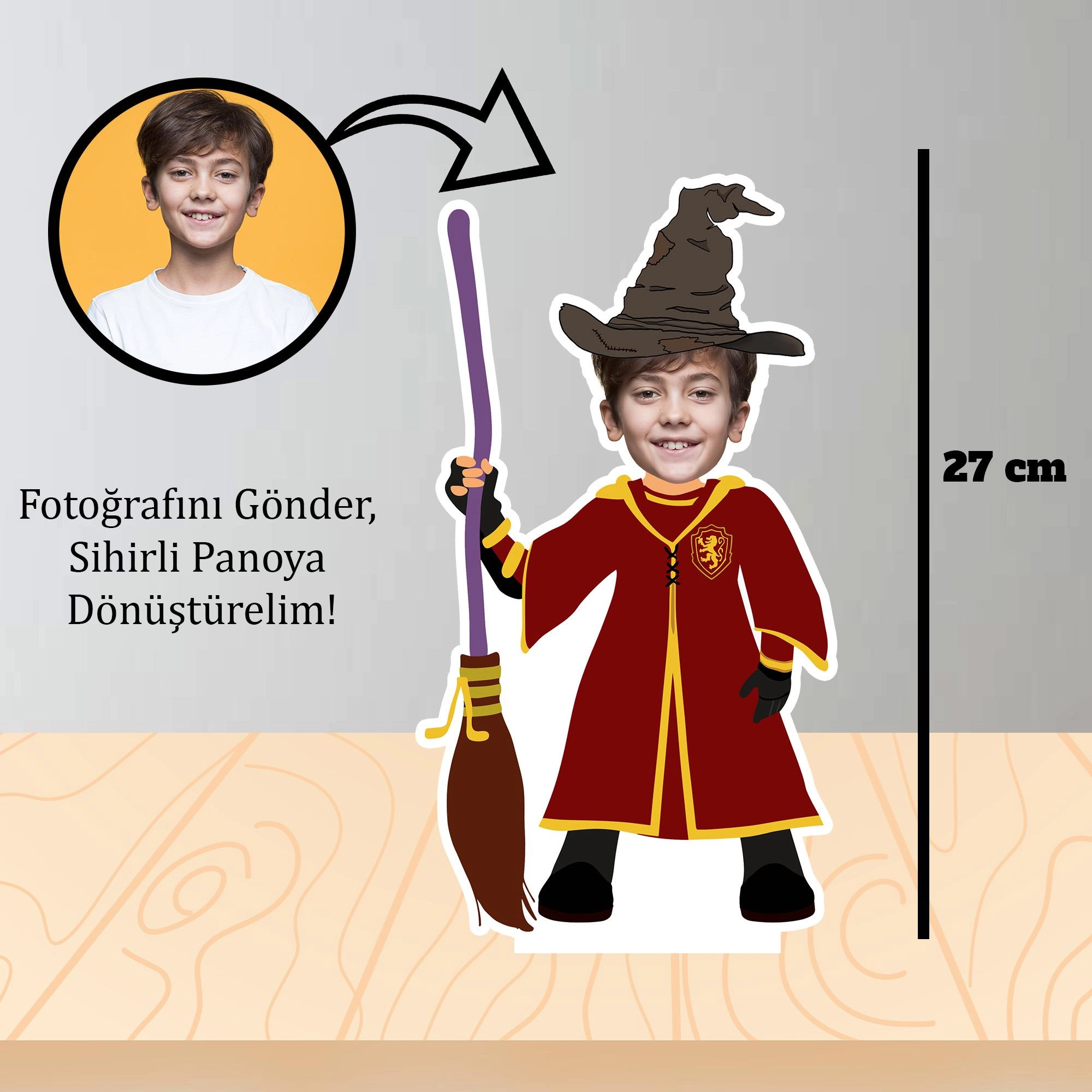 Kişiye Özel Harry Potter Temalı 4’lü Masa Panosu Seti