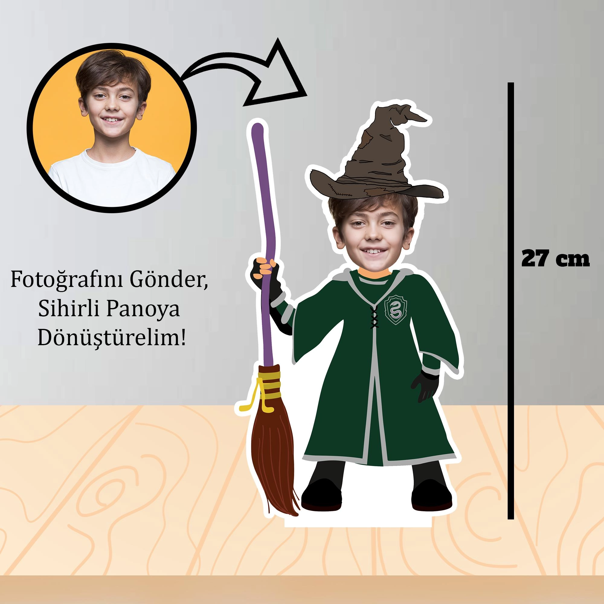 Kişiye Özel Harry Potter Temalı 4’lü Masa Panosu Seti