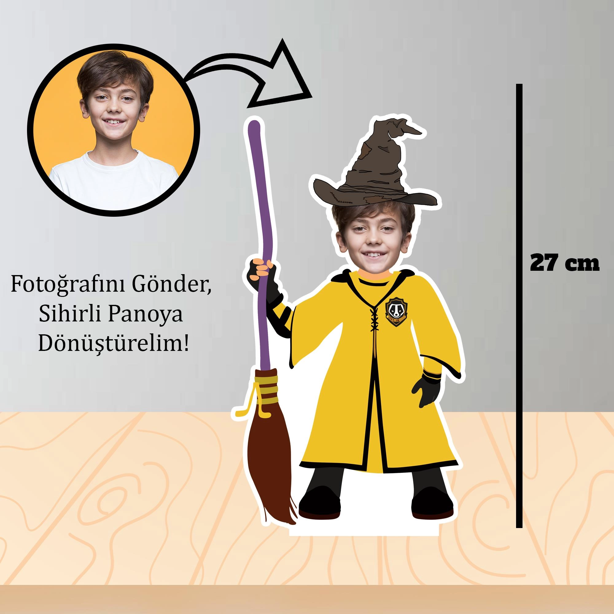 Kişiye Özel Harry Potter Temalı 4’lü Masa Panosu Seti