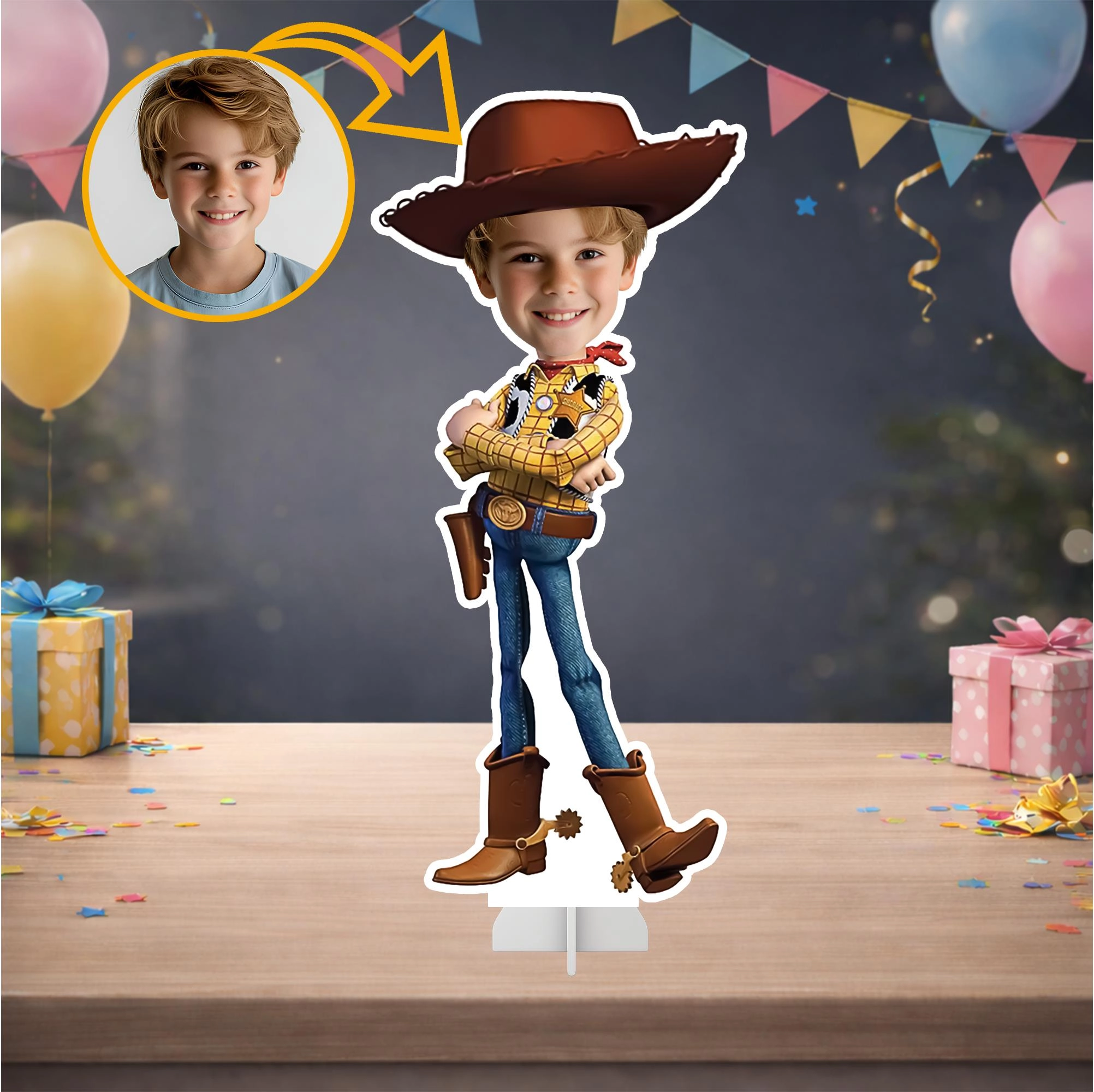 Kişiye Özel  Toy Story Temalı Masa Panosu