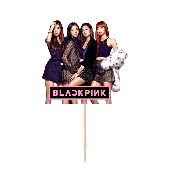 Blackpink Temalı Pasta Süsü