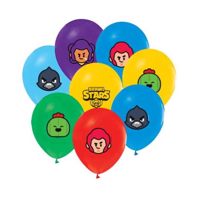 Brawl Stars Temalı Balon - 5 Adet