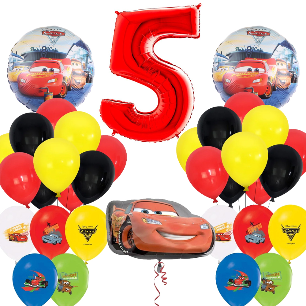 Cars Konsepti Doğum Günü Balon Seti