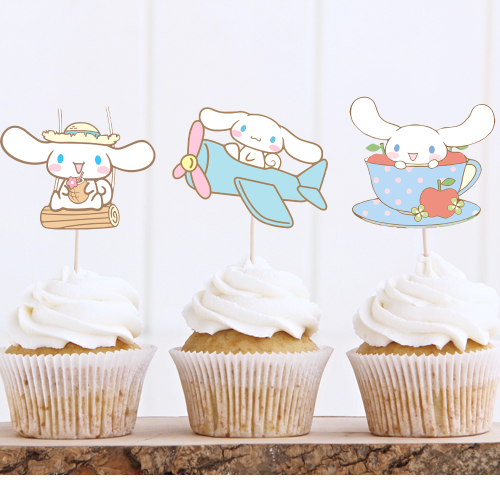 Cinnamoroll Konsepti Özel Kesim Kürdan 6’lı