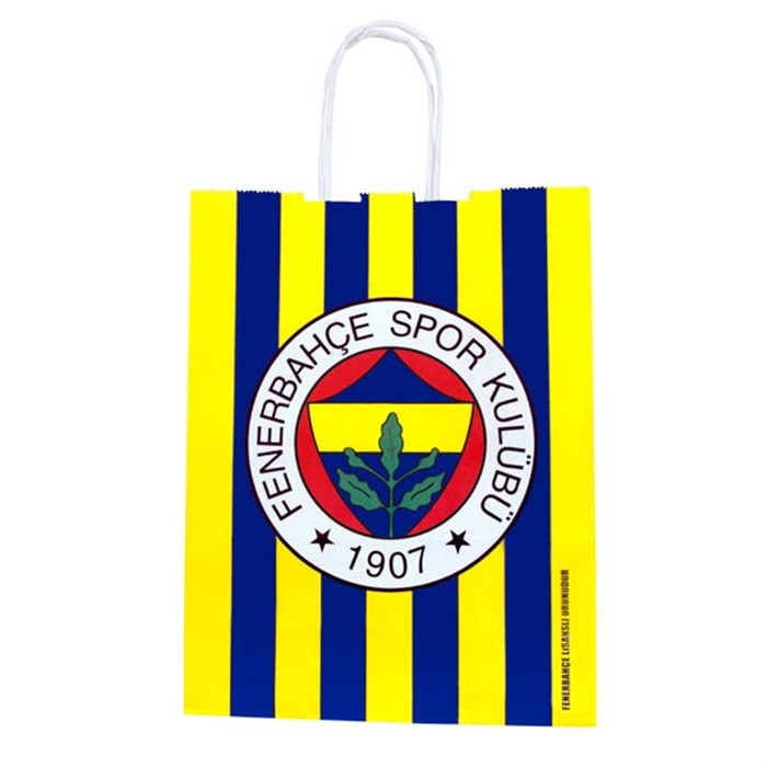 Fenerbahçe Doğum Günü Konseptli Karton Hediye Çantası - 1 Adet