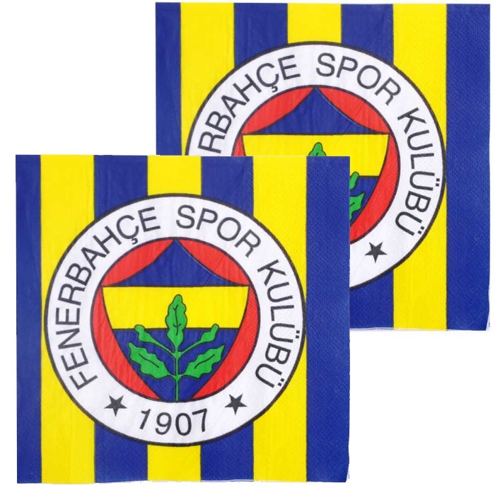 Fenerbahçe Doğum Günü Konseptli Lisanslı Peçete 16 Adet