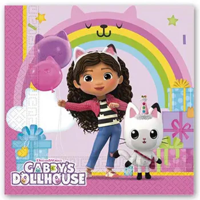 Gabby Dollhouse Temalı Peçete