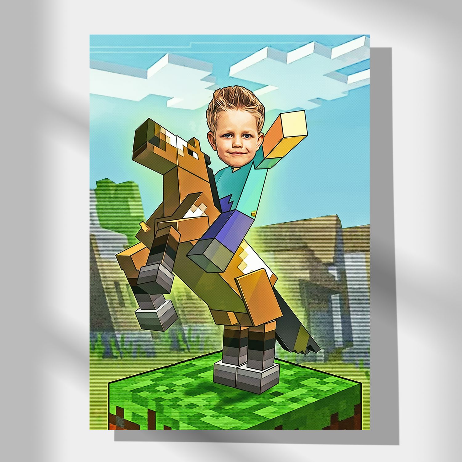 Minecraft Konsepti Kişiye Özel Poster