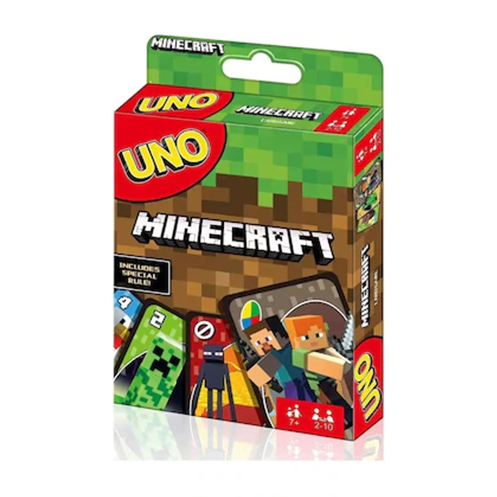 Minecraft Konseptli Hediyelik Uno Kart
