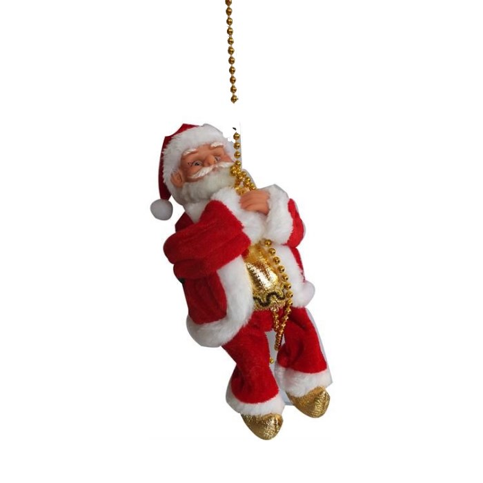 Müzikli İpe Tırmanan Noel Baba
