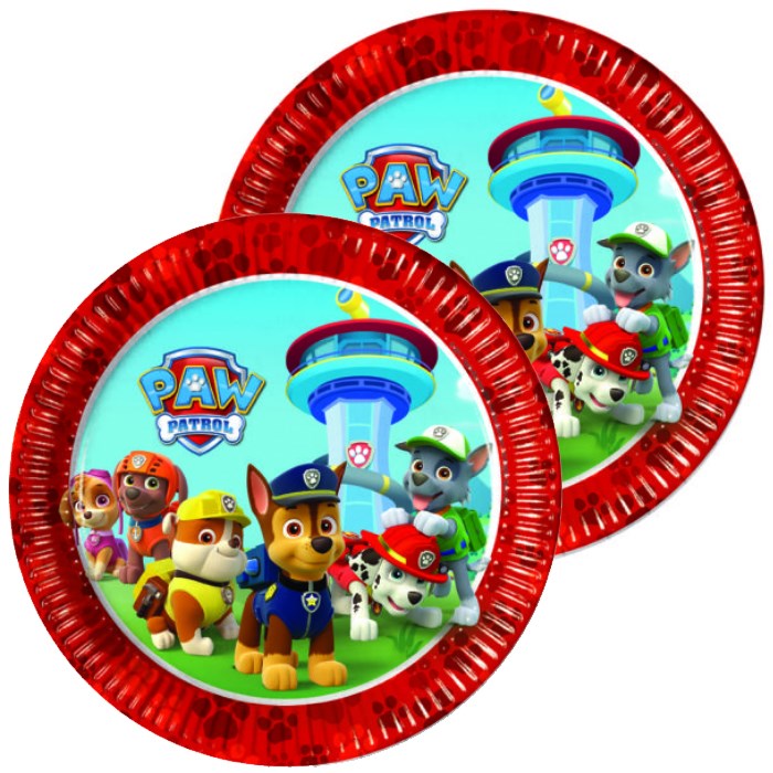 Paw Patrol Temalı Tabak - 8 ’li