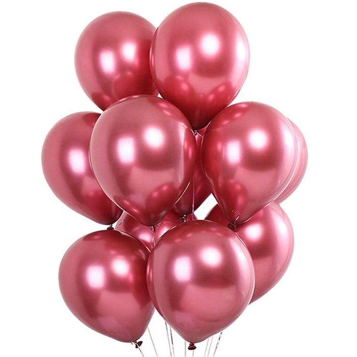 Pembe Krom Balon 5’li