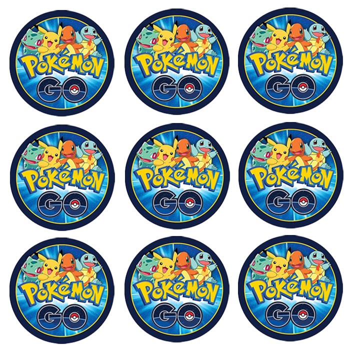 Pokemon Konseptli Sticker 10 Adet