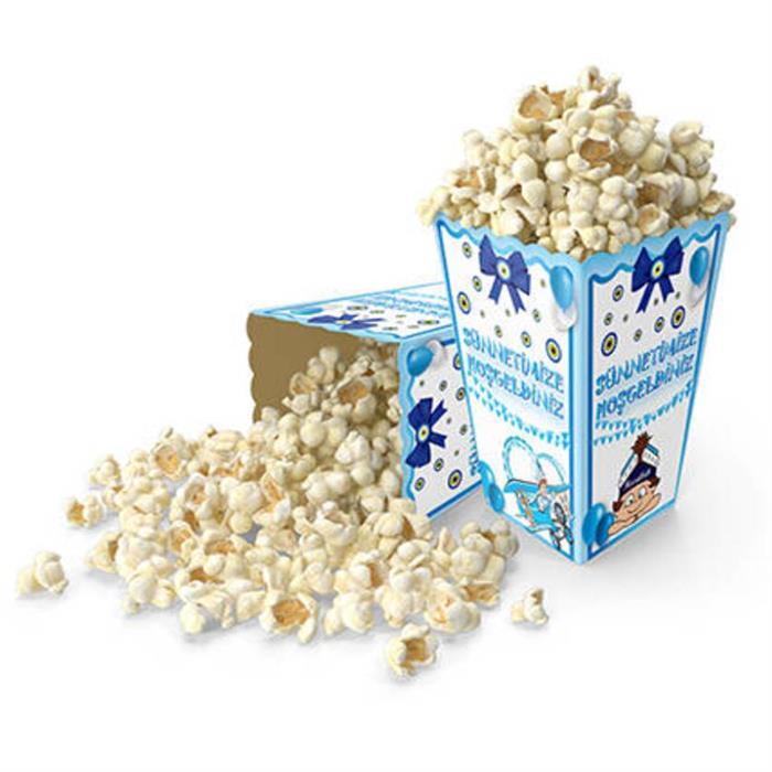 Sünnetimize Hoşgeldiniz Popcorn Mısır Kutusu 5 Adet