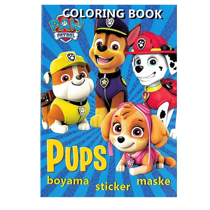 Paw Patrol Temalı Boyama Kitabı 