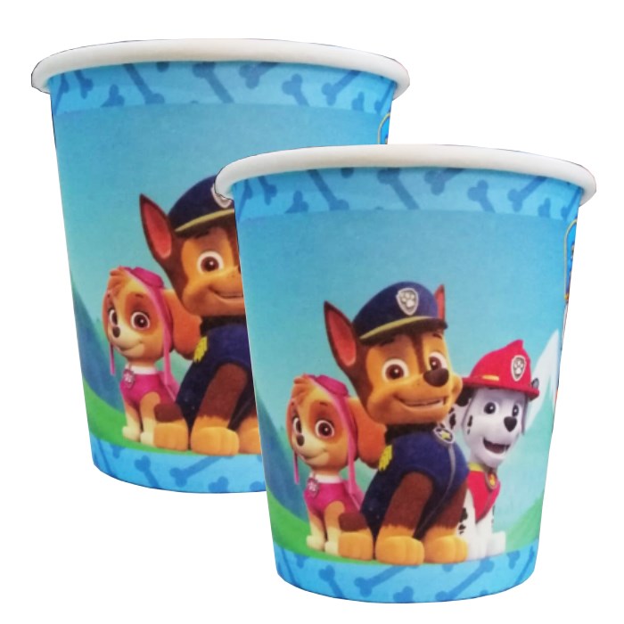 Paw Patrol Temalı Karton Bardak - 8 Adet