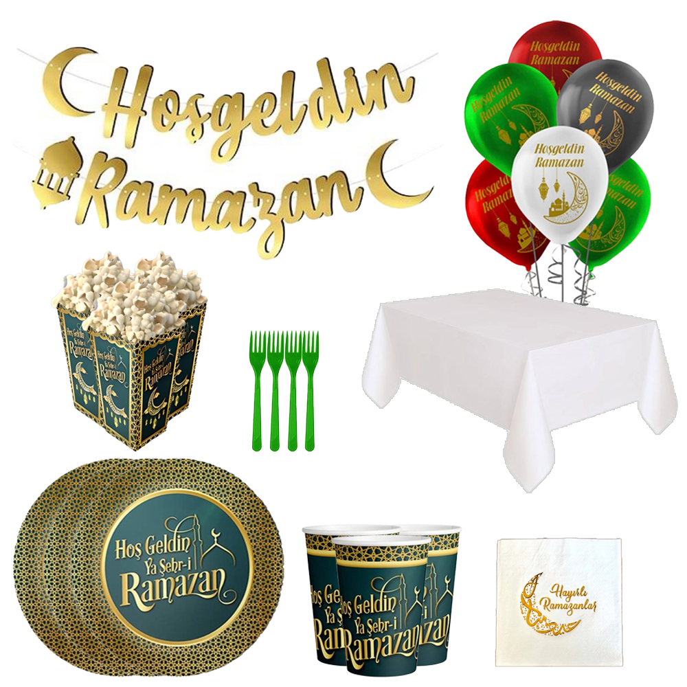 Hoş Geldin Ramazan Konseptli 24 Kişilik Set