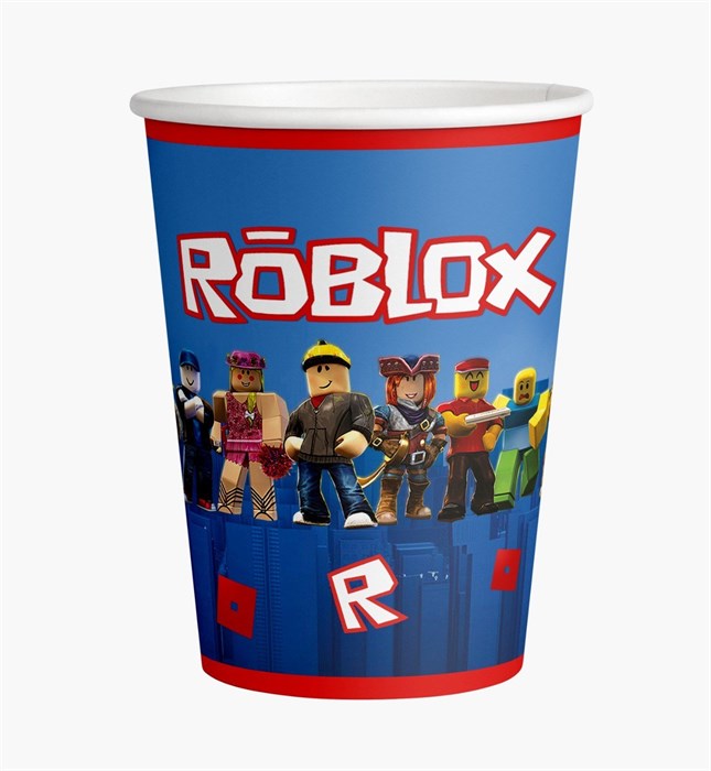 Roblox Temalı Karton Bardak 8 adet