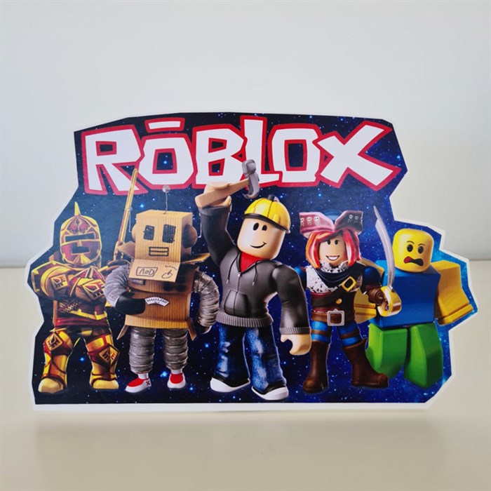 Roblox Temalı Ayaklı Dekor Pano 30 cm