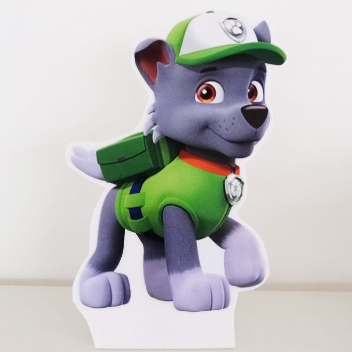 Paw Patrol Rocky Temalı Ayaklı Dekoratif Pano 30 cm