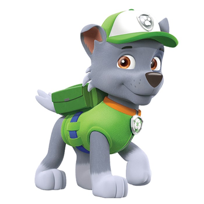 Paw Patrol Temalı Rocky Temalı Sticker 12 cm 1 adet