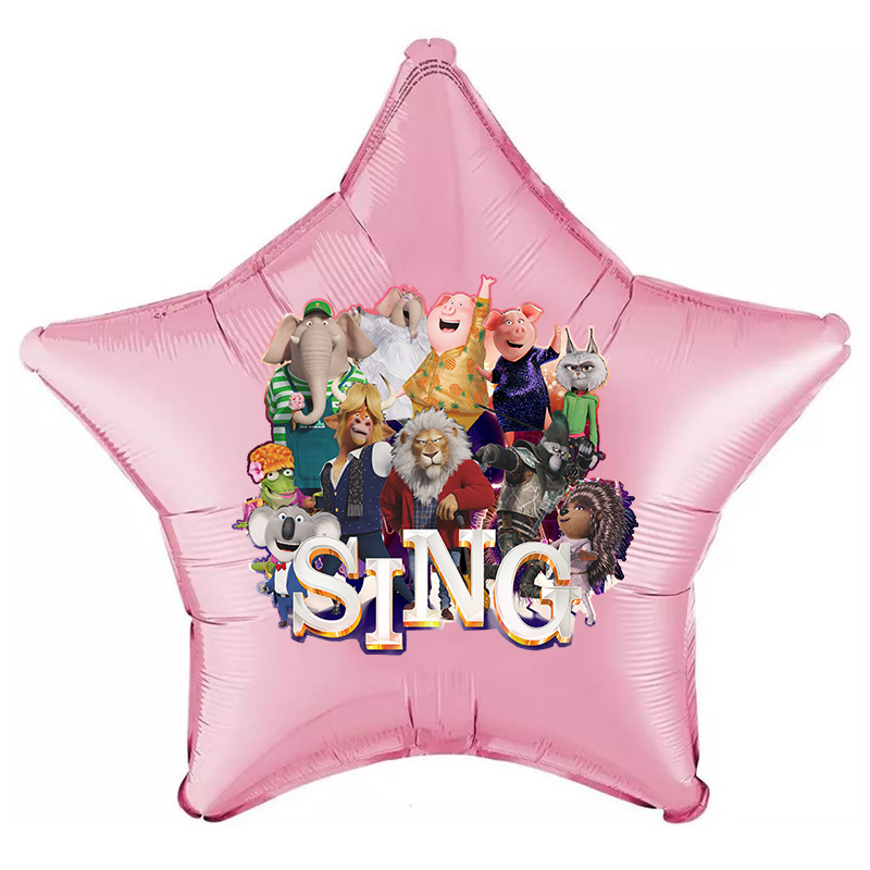 Sing 2 Konseptli Pembe Yıldız Folyo