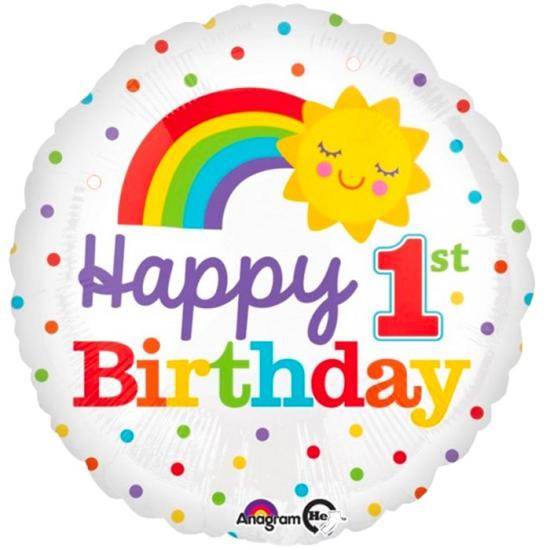 Happy Birthday 1 Yaş  Folyo Balon
