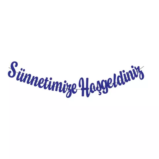 Sünnetimize Hoşgeldiniz Dekoratif Banner