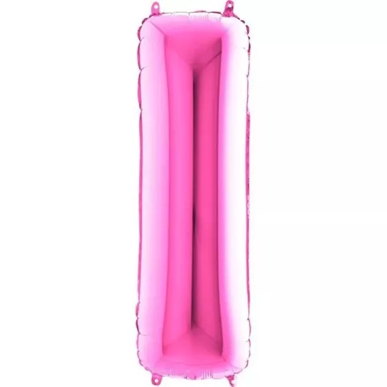 I Harfi Fuşya Folyo Balon 1 Metre