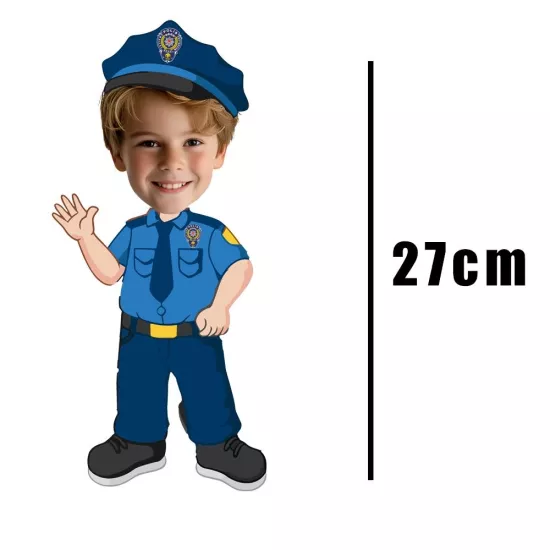 Kişiye Özel Polis Temalı Masa Panosu