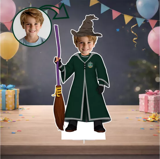 Kişiye Özel Harry Potter Slytherin Temalı Ayaklı
