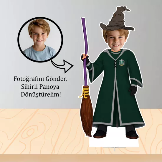 Kişiye Özel Harry Potter Slytherin Temalı Ayaklı