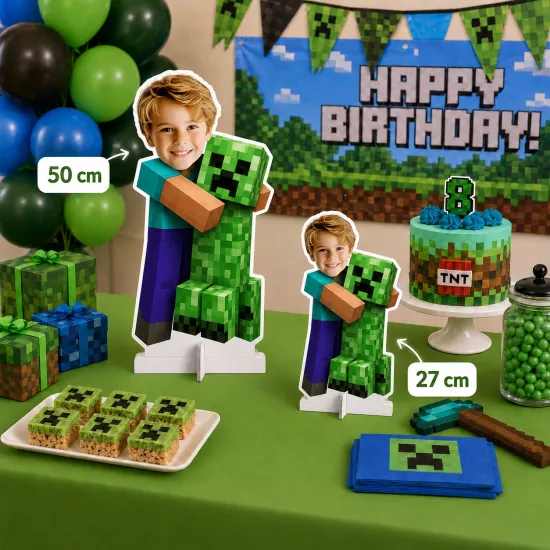 Kişiye Özel Minecraft Temalı Masa Panosu