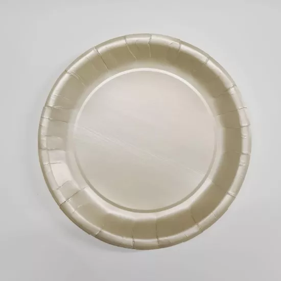 Krem Rengi Karton Tabak 18 cm 8 Adet