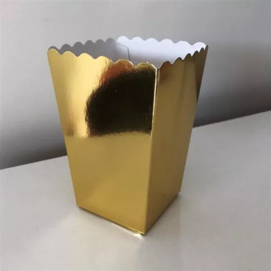 Altın Renkli Gold Mısır Kutusu - 5 Adet